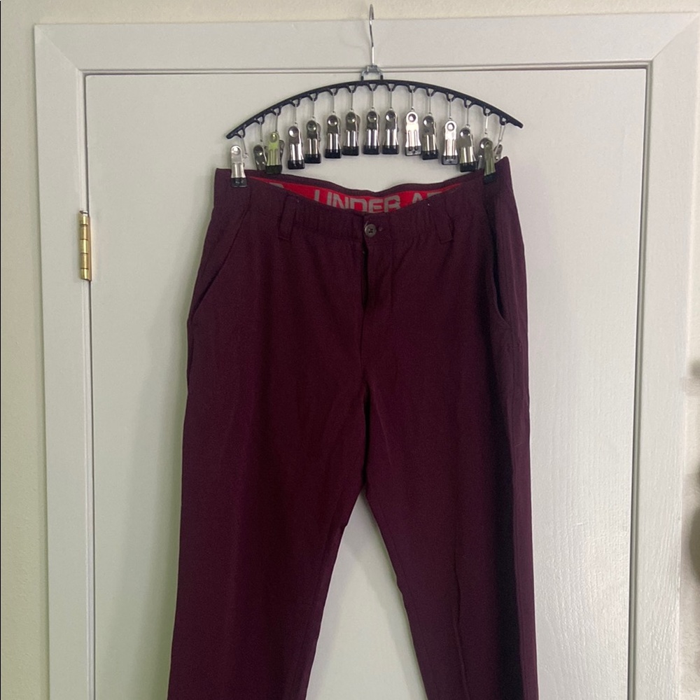 Under Armour Purple Chinos for Casual Comfort